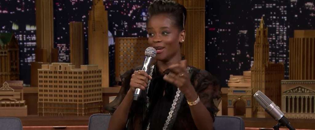 Letitia Wright Raps on The Tonight Show With Jimmy Fallon
