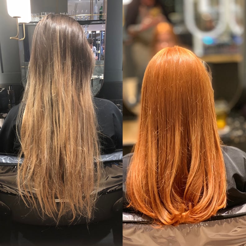 Copper Hair Before and After