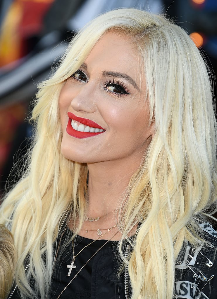 Gwen Stefani With Platinum Hair in 2018