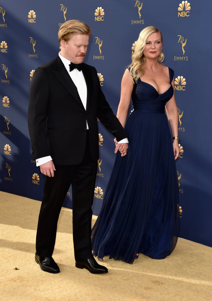 Kirsten Dunst and Jesse Plemons at the 2018 Emmys