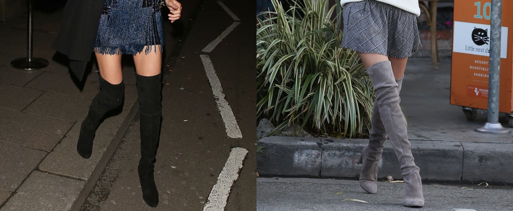 Celebrities Wearing Stuart Weitzman Over-the-Knee Boots