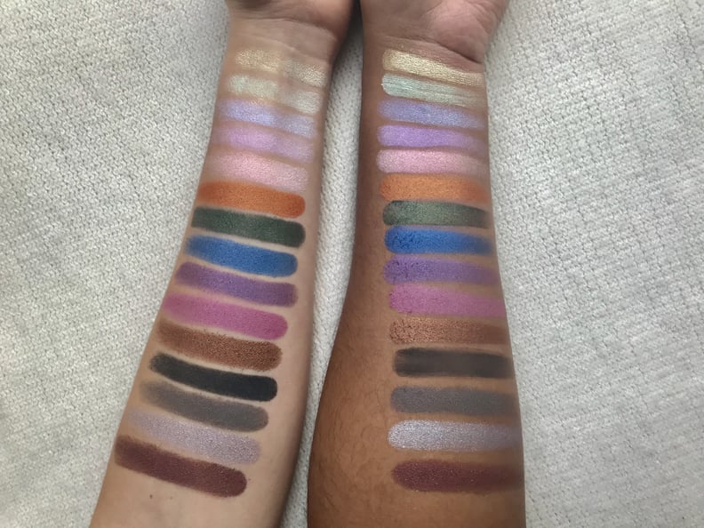 Urban Decay Distortion Palette on Fair and Medium Skin