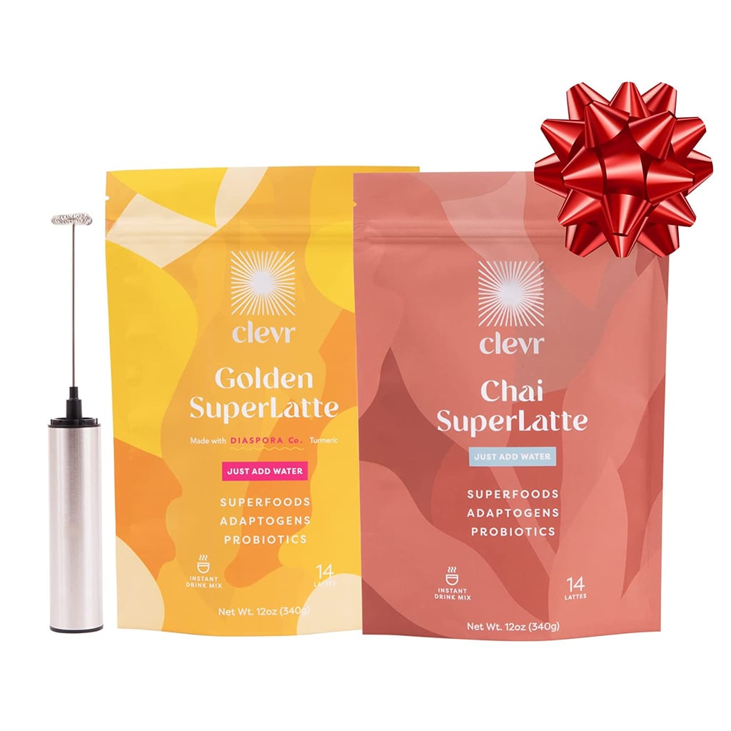 Clevr SuperLatte Starter Kit – Chai & Golden SuperLattes With Included Frother