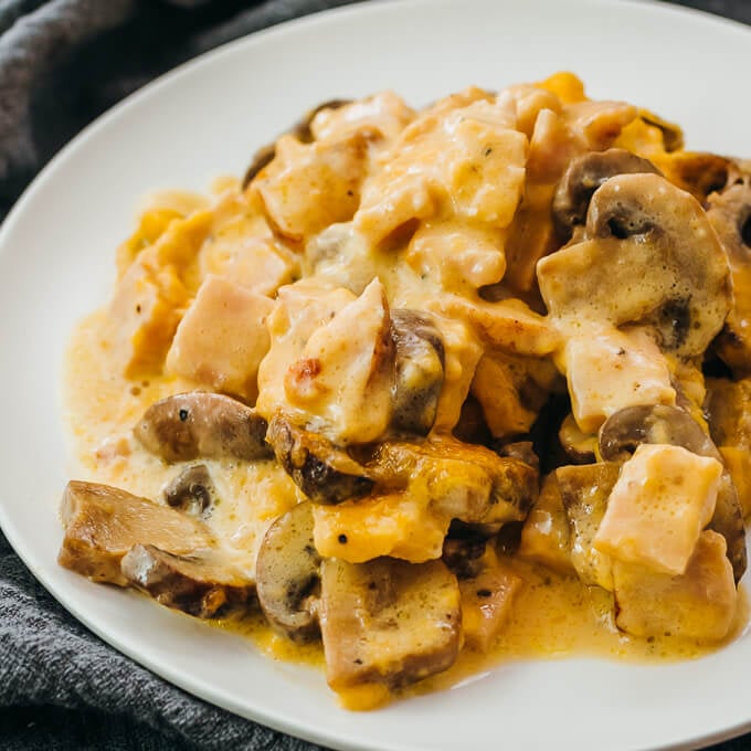 Creamy Turkey Mushroom Bake