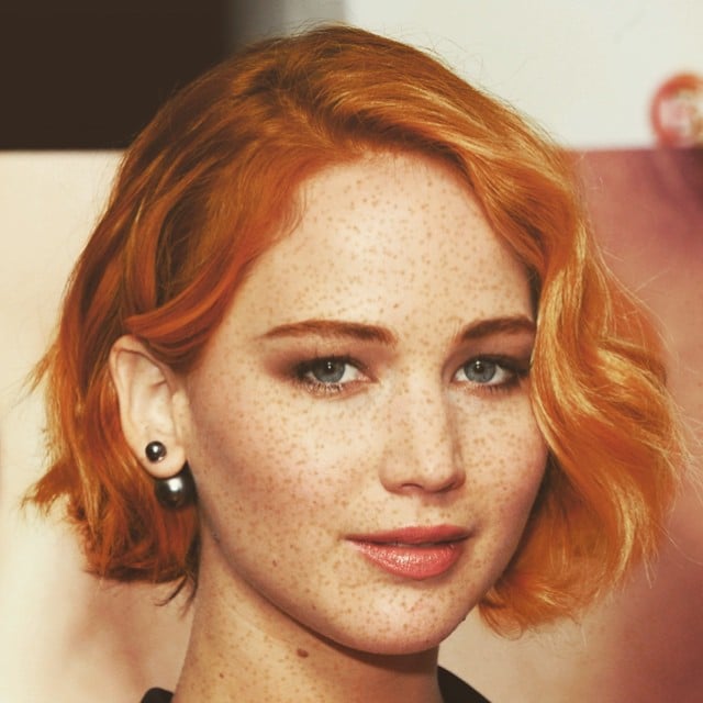 Jennifer Lawrence Celebrities As Redheads Instagram Photos Popsugar Beauty Photo 12