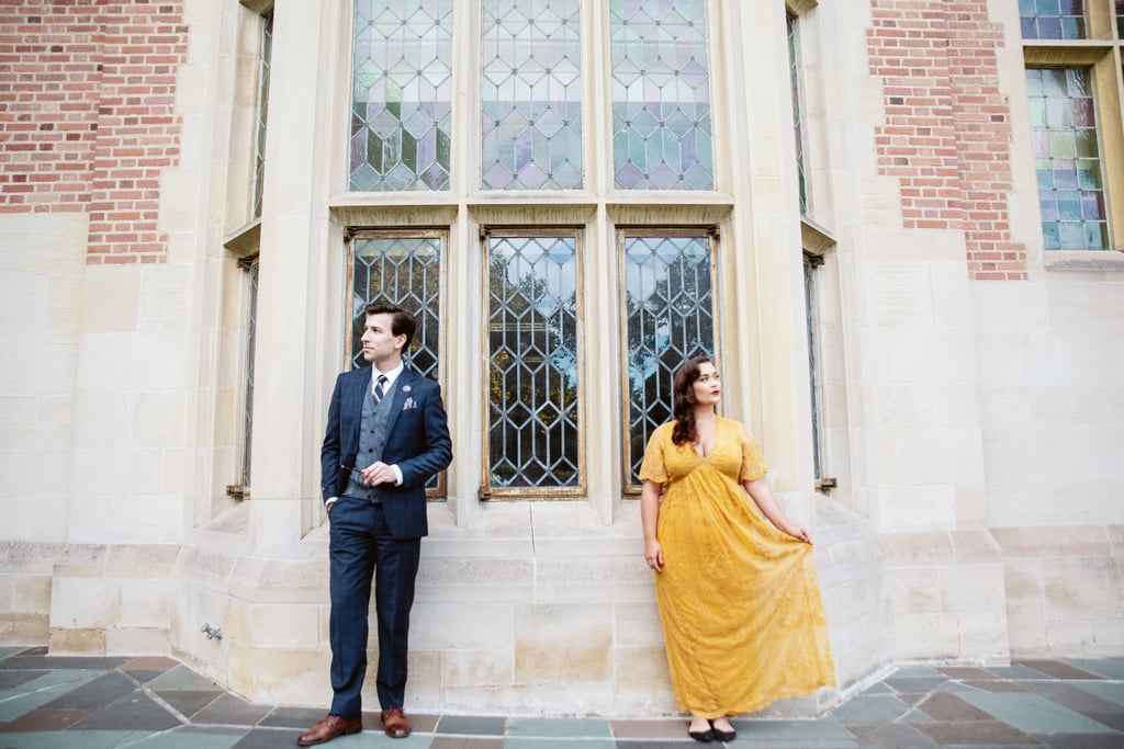 Harry Potter Hufflepuff and Ravenclaw Engagement Photos