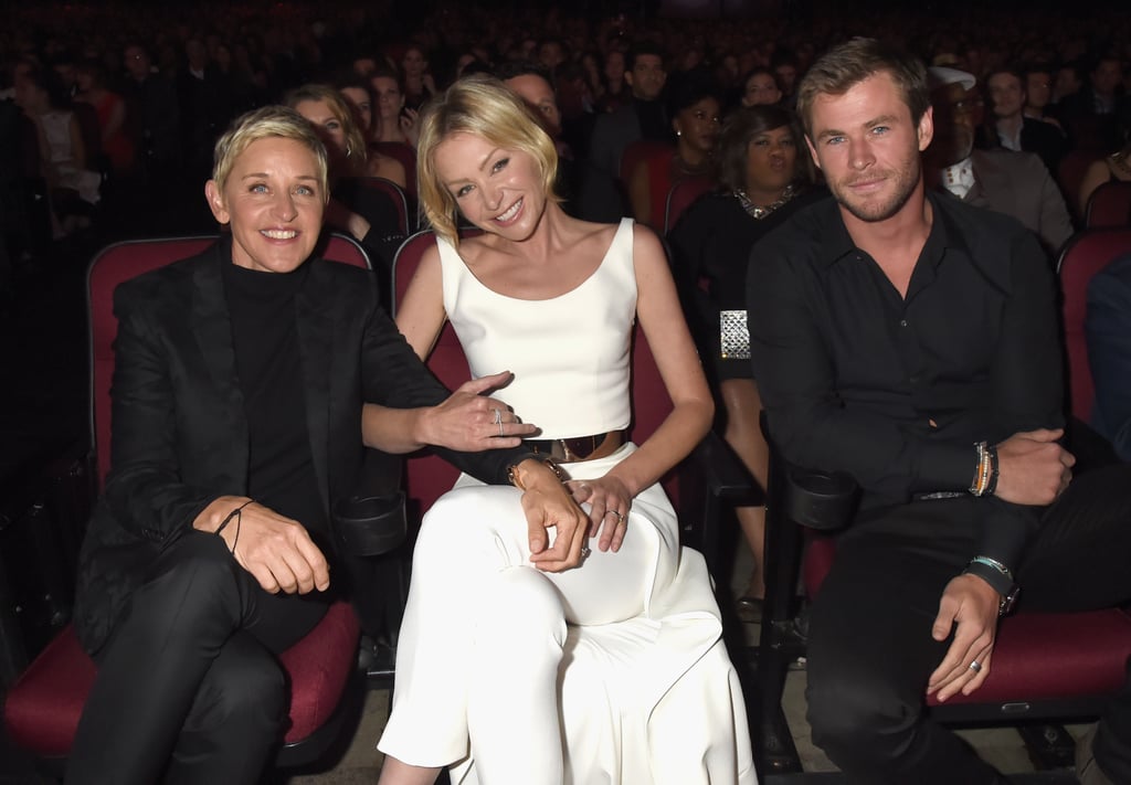 Ellen DeGeneres Portia de Rossi People's Choice Awards 2016