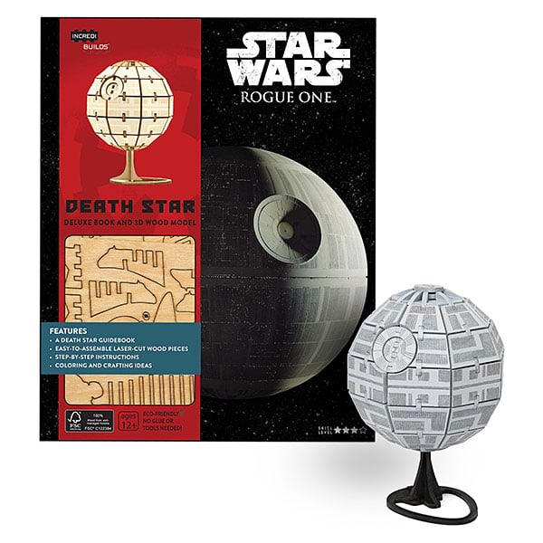 IncrediBuilds Death Star Model Kit, Booklet, and Poster Pack