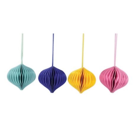 Teardrop Paper Ornaments