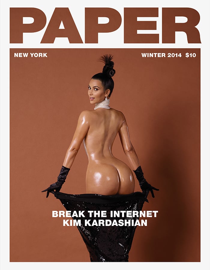 Kim Kardashian's Paper Magazine Cover