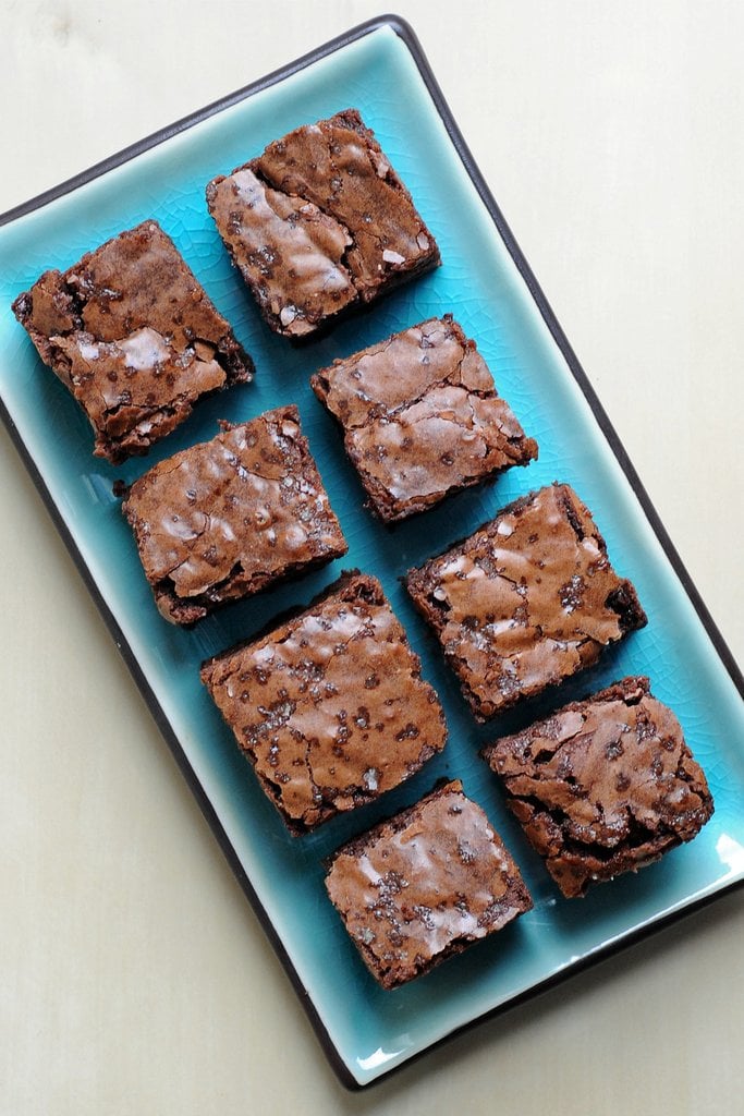 Fudgy Salted Brownies