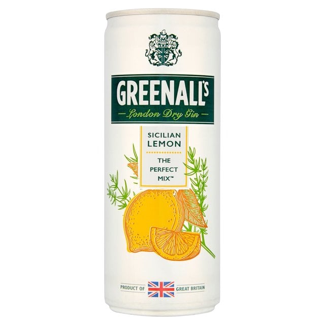 Greenall's Gin and Sicilian Lemon