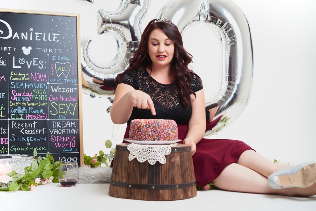 30th Birthday Cake Smash Photo Shoot