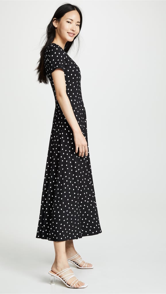 Three Dots Painted Dot Jersey Dress