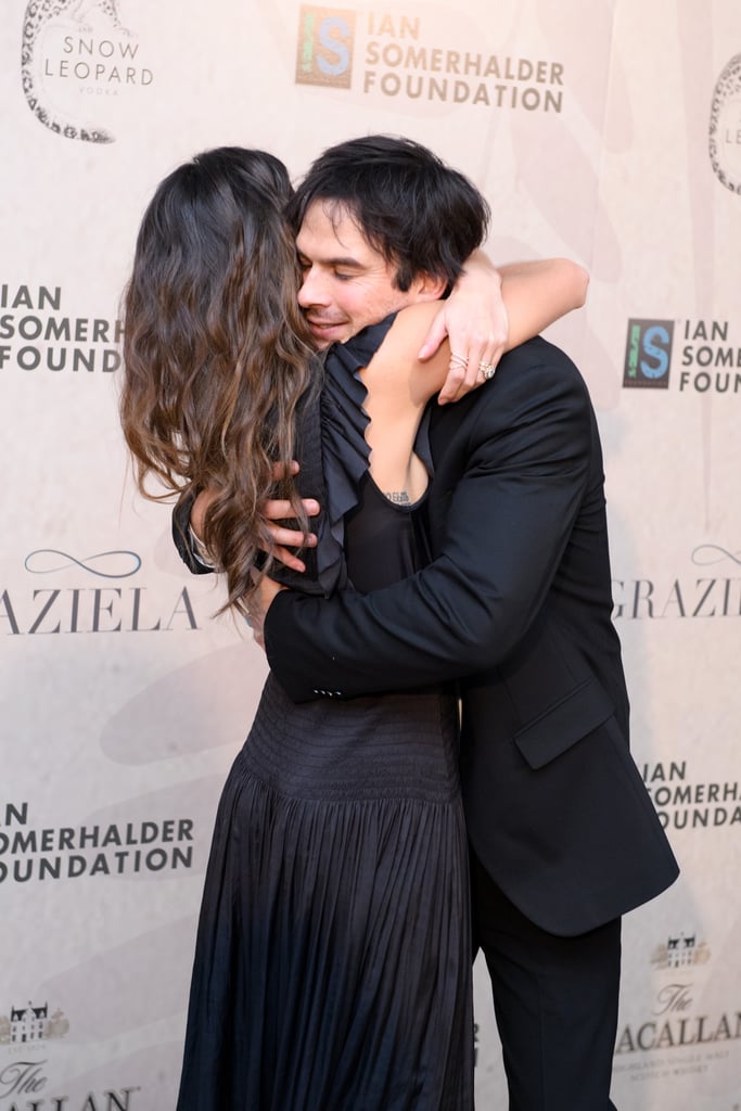 The two shared a sweet hug at Ian's foundation gala in Chicago in December 2016.