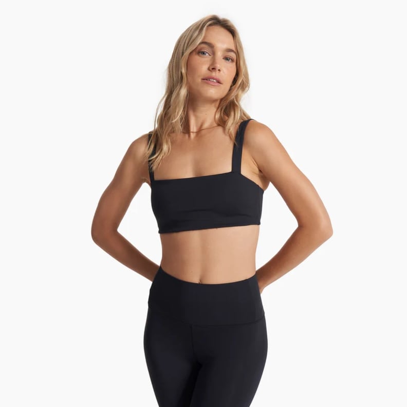 Vuori Daily Crop Top, Black, XL