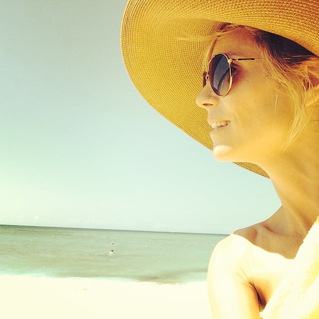 Heidi Klum shared a sunny vacation snap from "paradise."
Source: Instagram user heidiklum