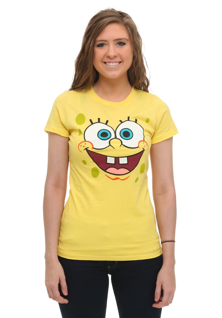 Spongebob Face T Shirt 10 T Shirt Halloween Costumes Popsugar Smart Living Photo 4 