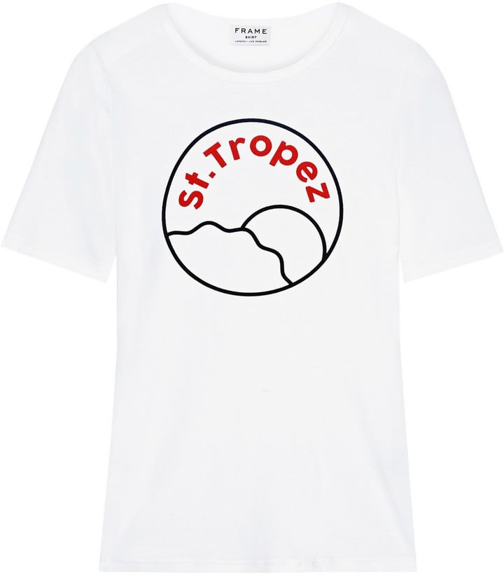 Frame Le St. Tropez Printed Stretch Supima Cotton T-Shirt ($130)