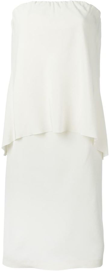 Erika Cavallini Semi Couture Layered Strapless Dress ($288)