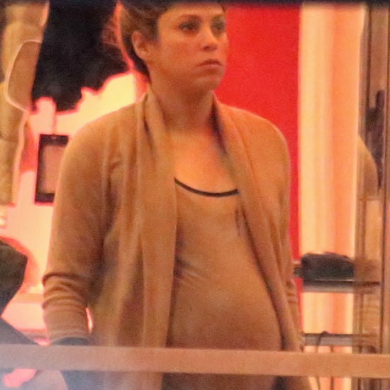 Pregnant Shakira Shopping in Barcelona