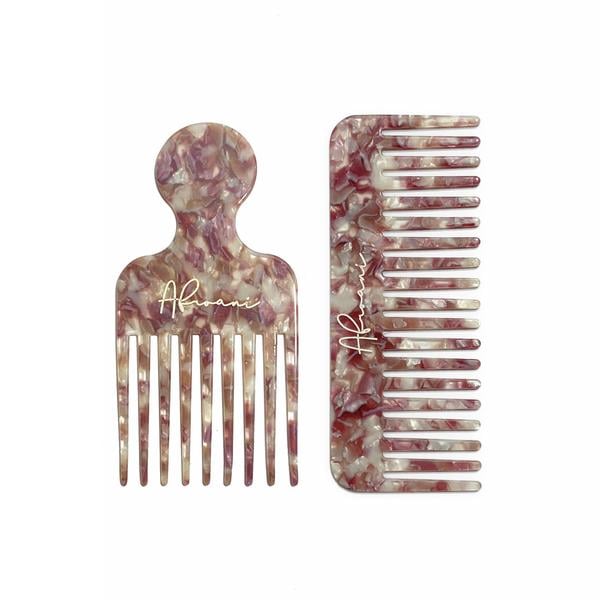 Afroani Rose Hair Combs Set