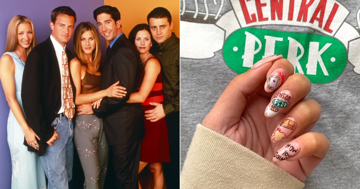 This Friends-Themed Nail Art Is the Perfect Way to Celebrate the Reunion Special