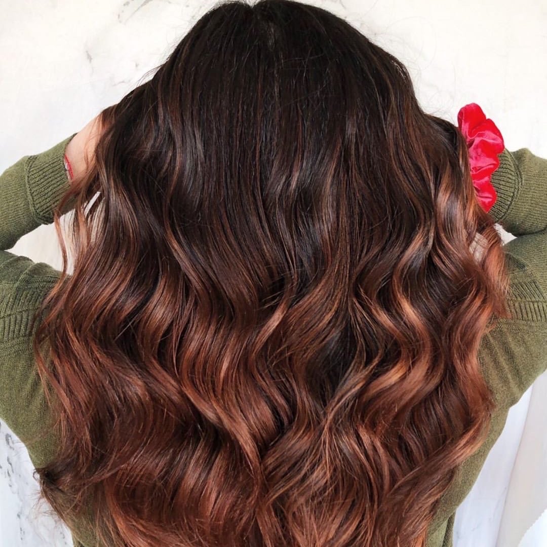 Raspberry Bourbon Hair Color Trend For Winter 2019