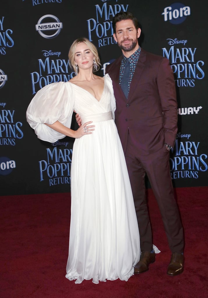 Emily Blunt and John Krasinski Mary Poppins Premiere Photos