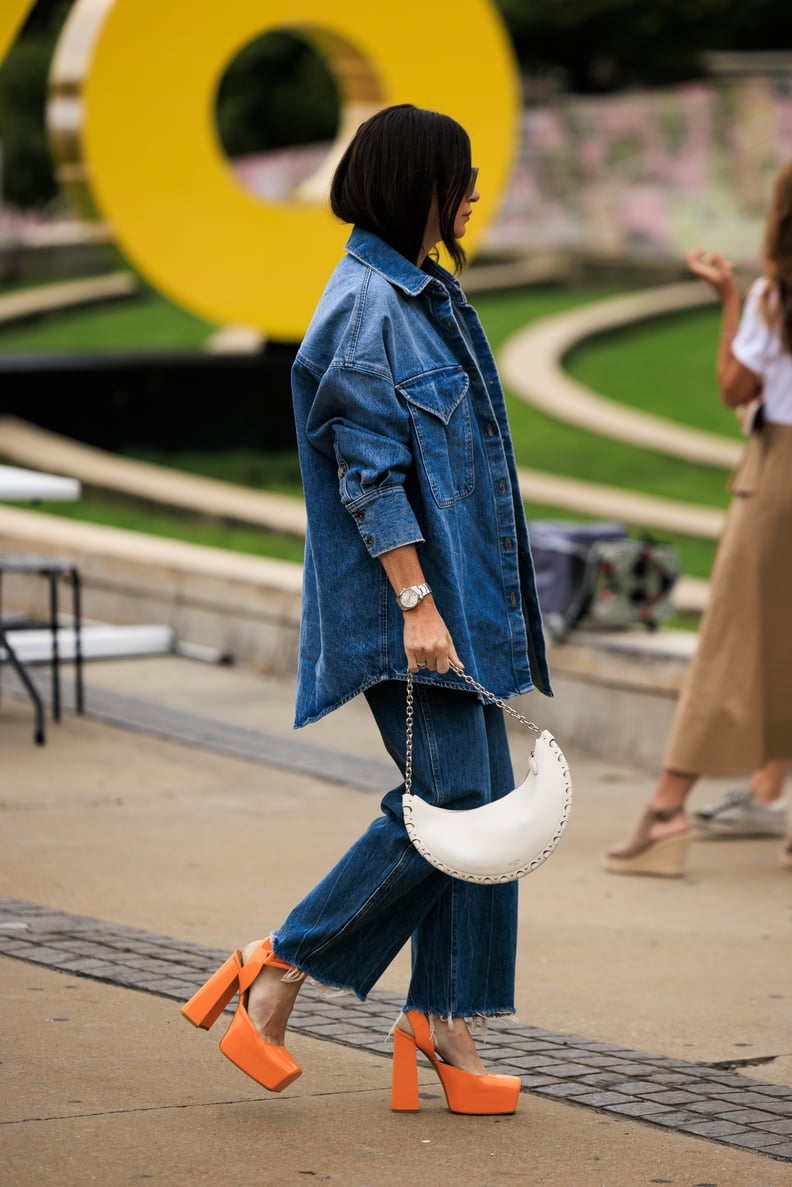 How to Style a Jean Jacket | POPSUGAR Fashion