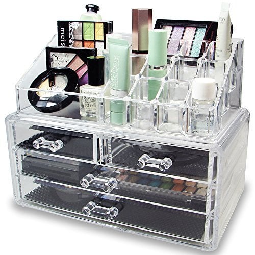 Ikee Design Acrylic Makeup Storage Set
