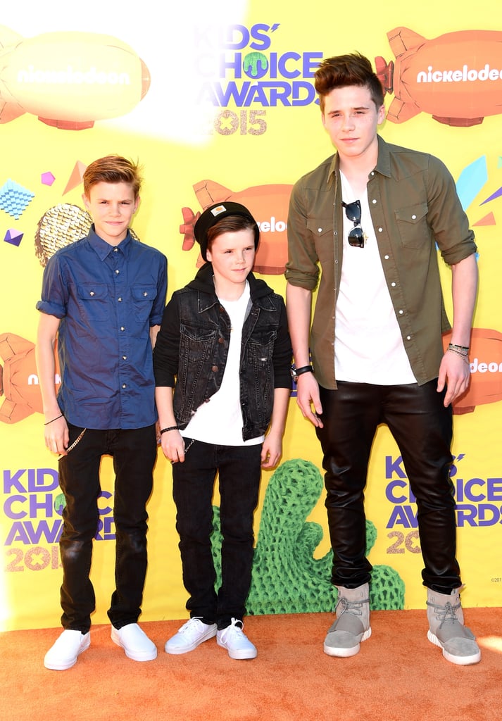 Beckham Kids at the Kids' Choice Awards 2015