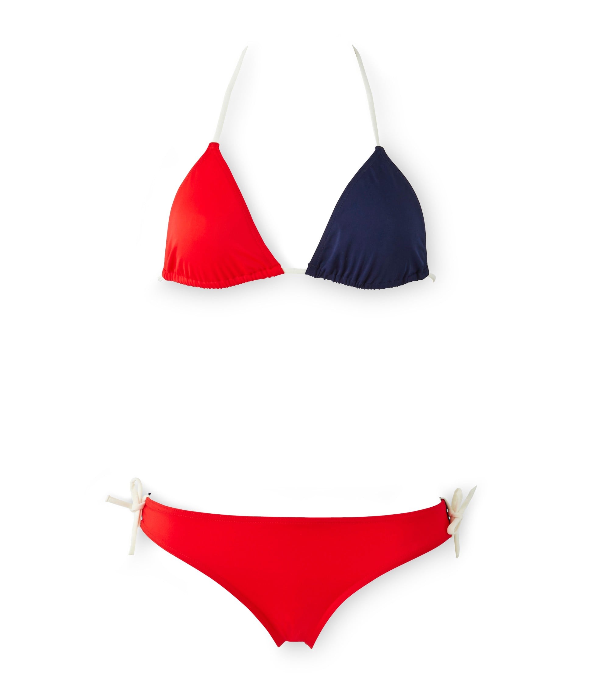 Petit Bateau Women's Three-Color Bikini | Red, White, and Blue Swimsuits That Go Beyond the Fourth July | POPSUGAR Fashion Photo