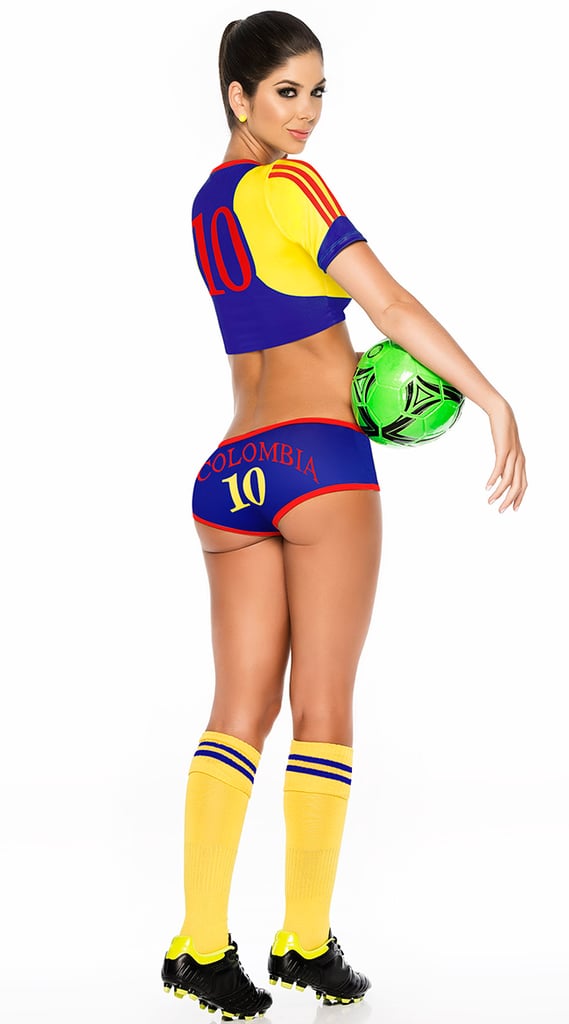 Sexy Colombia Soccer Player Costume