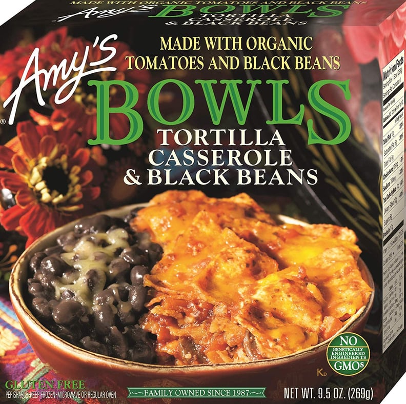 Amy's Frozen Bowls, Tortilla Casserole & Black Beans