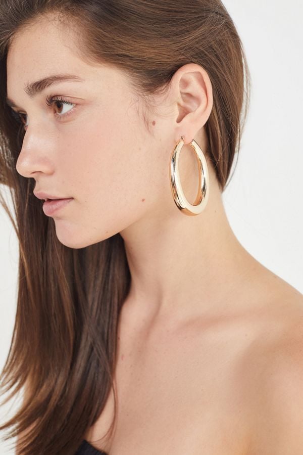 Cameron Chunky Hoop Earrings