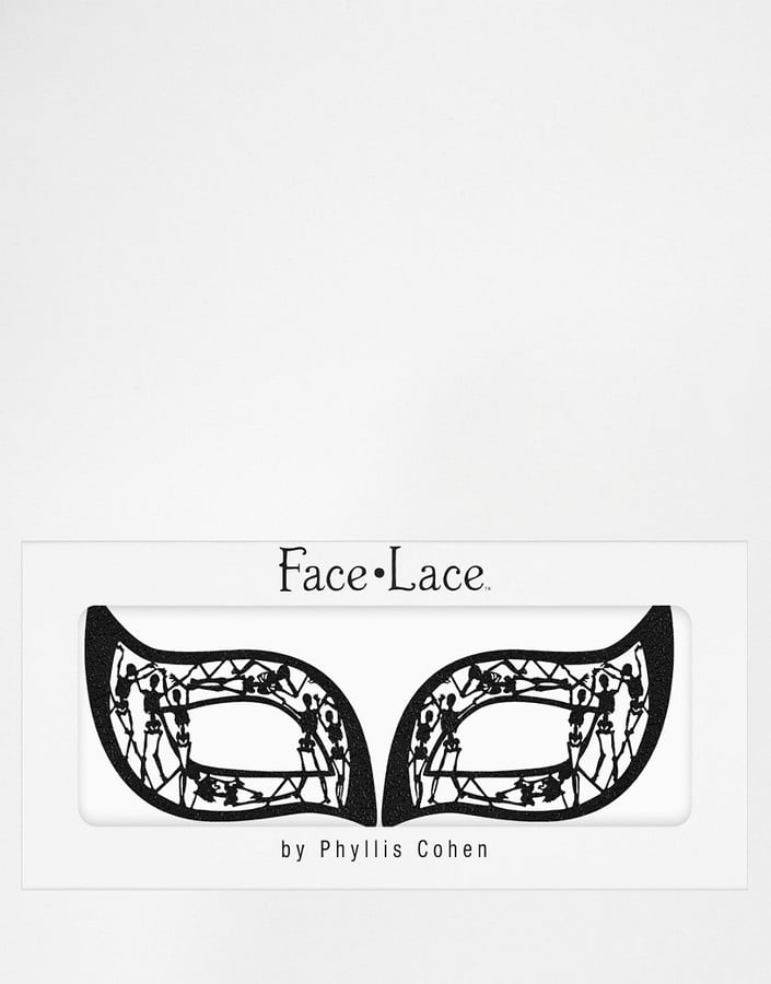 Facelace Face Lace Halloween Skelouette Eye Wings