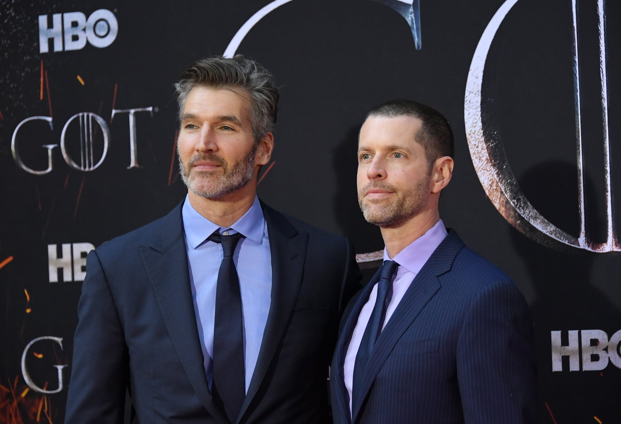 NEW YORK, NY - APRIL 03:  David Benioff and D. B. Weiss attend the 