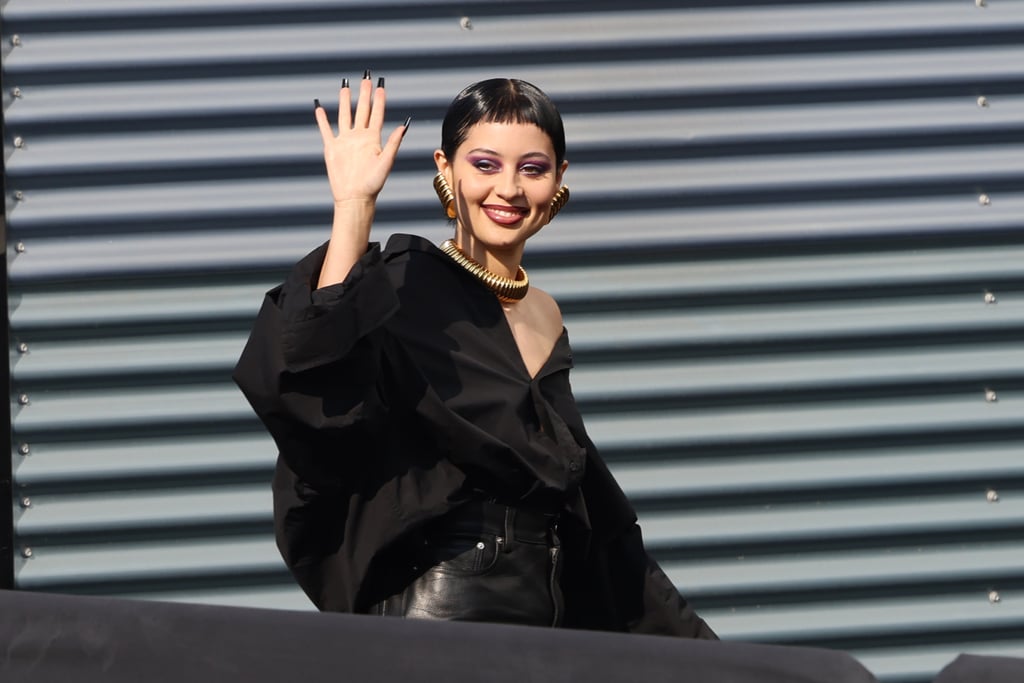 Alexa Demie Attends Balenciaga During Paris Fashion Week