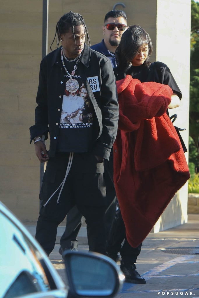 Kylie Jenner and Travis Scott Step Out For the First Time Since Welcoming Their Daughter