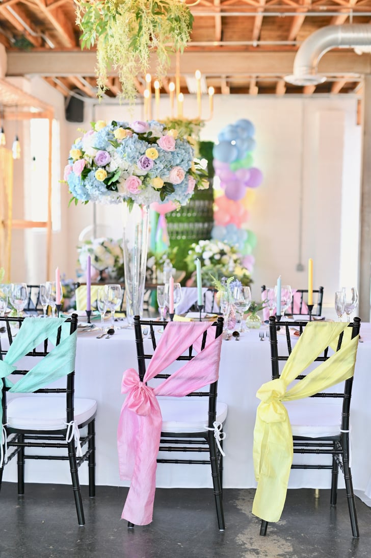 This Colorful Pastel Rainbow Wedding Shoot Is POPSUGAR Love