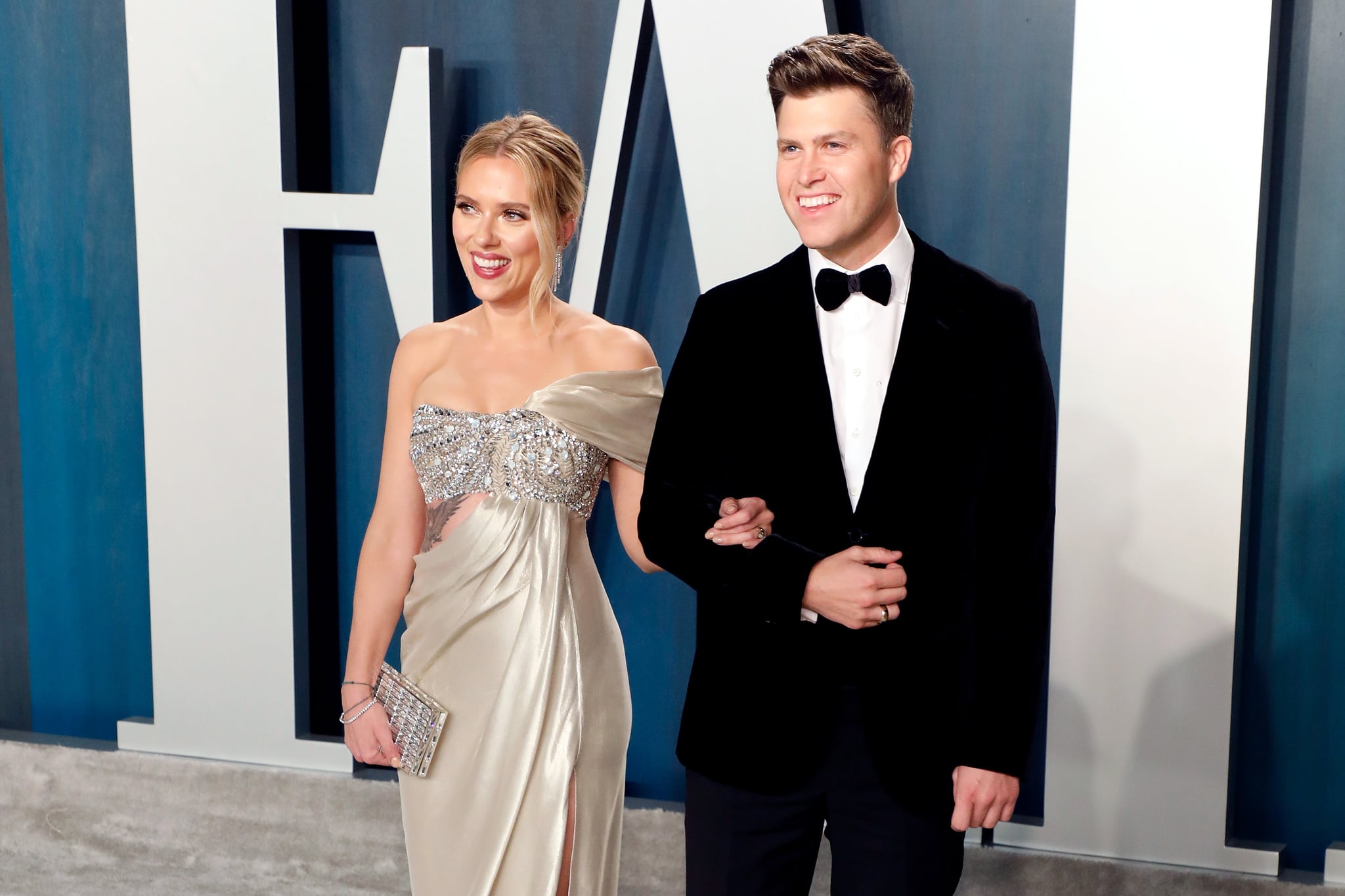 Scarlett Johansson S Dress At Vanity Fair Oscars Afterparty Popsugar Fashion