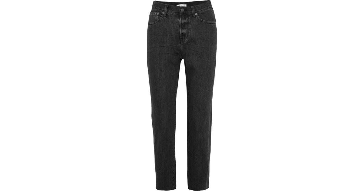 Madewell Straight Leg Jean | What to Wear With Black Jeans | POPSUGAR ...