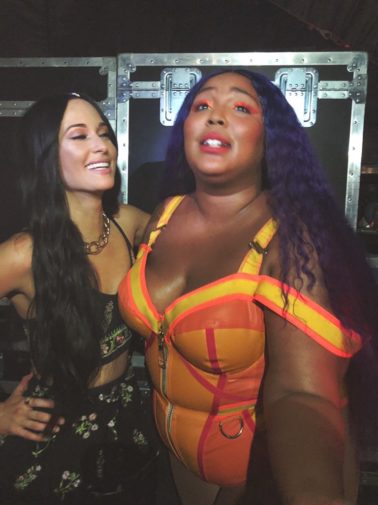 Lizzo Fangirling Over Fellow Texan Kacey Musgraves at the ACL Festival