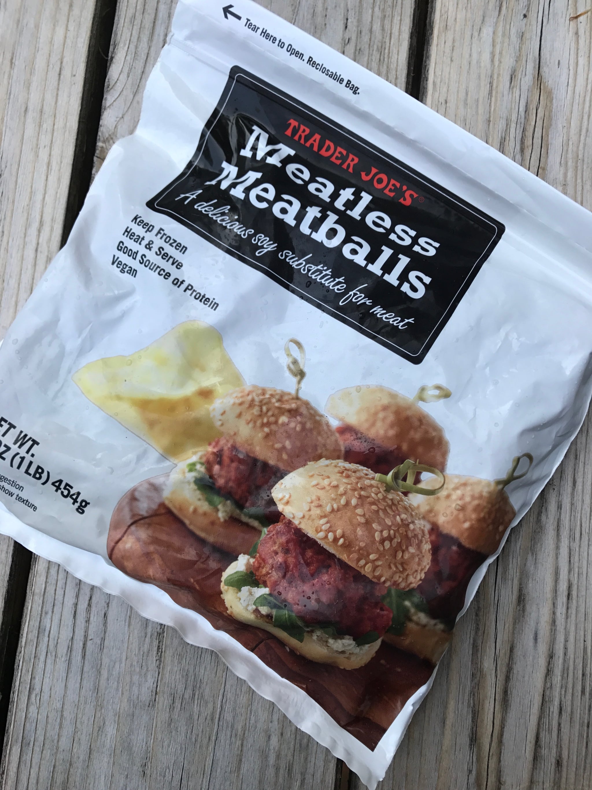 Trader Joe's Meatless Meatballs | These 45 Delicious Trader Joe's Products  Are Totally Dairy-Free (and Most Are Vegan, Too!) | POPSUGAR Fitness Photo  17
