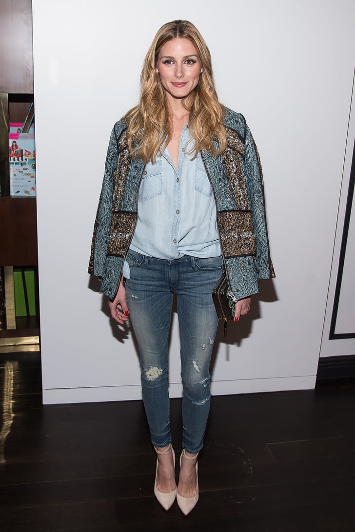 Olivia Palermo Wearing Denim on Denim March 2016 | POPSUGAR Fashion