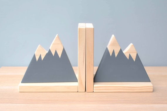 Mountain Bookends