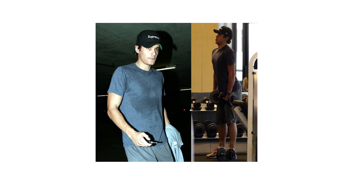 John Mayer Weight Lifting POPSUGAR Celebrity