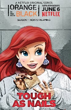 Ariel as Orange Is the New Black's Red