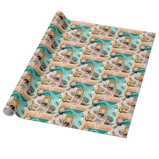 Harry Potter Cartoon Wrapping Paper